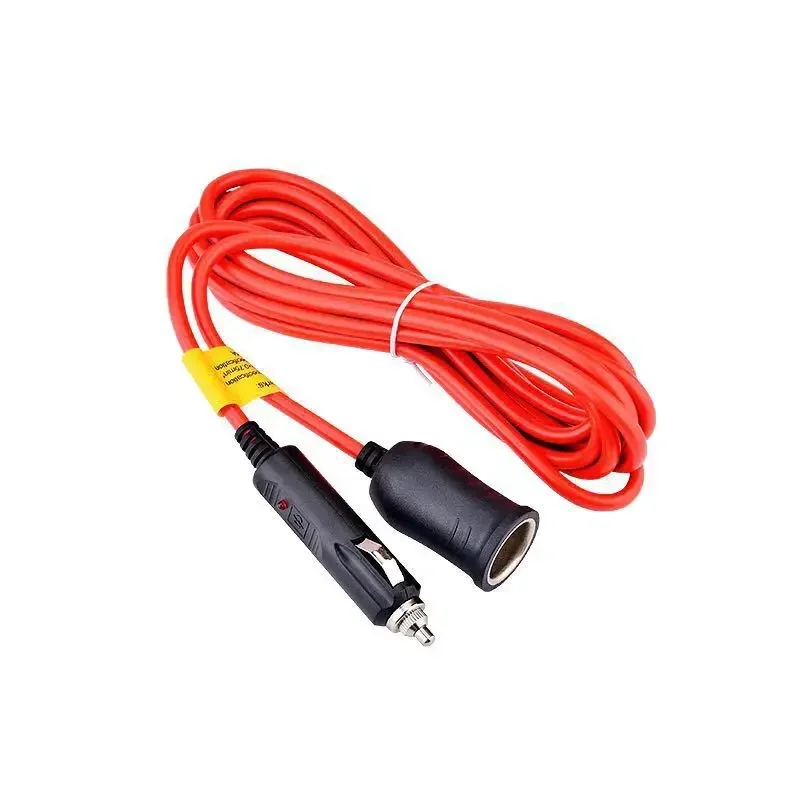 Adaptador para encendedor de cigarrillos de coche, Cable de extensión de enchufe de 12V y 24V, cargador con estilo, enchufe hembra, 3,6 M