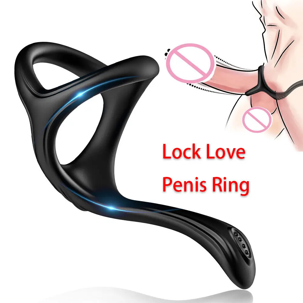 Cincin Penis silikon lembut cincin skrotum Perineum pijat terkunci Semen tertunda meningkatkan kekerasan produk seks pria