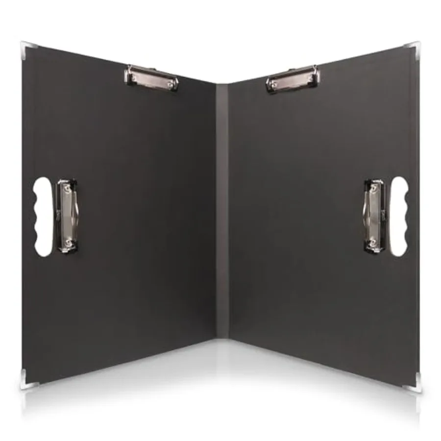 

Папка-планшет 18x24 дюймов - Складная папка для документов и чертежей 18x24 дюймов - Складывается до размера 11x17 дюймов, с 4 зажимами и защитой углов, портативная, тип А