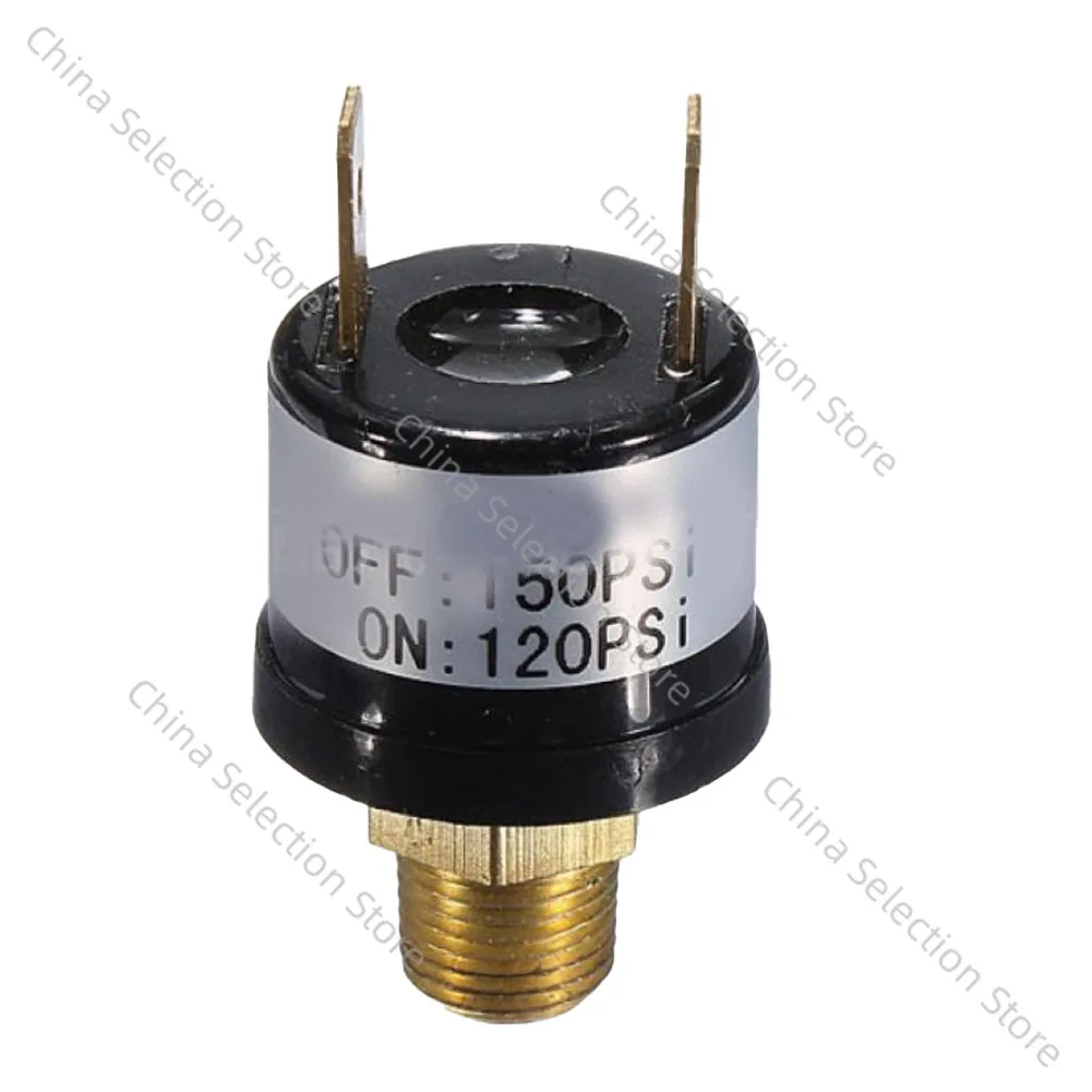 Air Compressor Pressure Control Switch 70-100PSI 170-200PSI Valve Heavy Duty 12V 3.5A 1/4 Inch Thread Air Compressor Parts