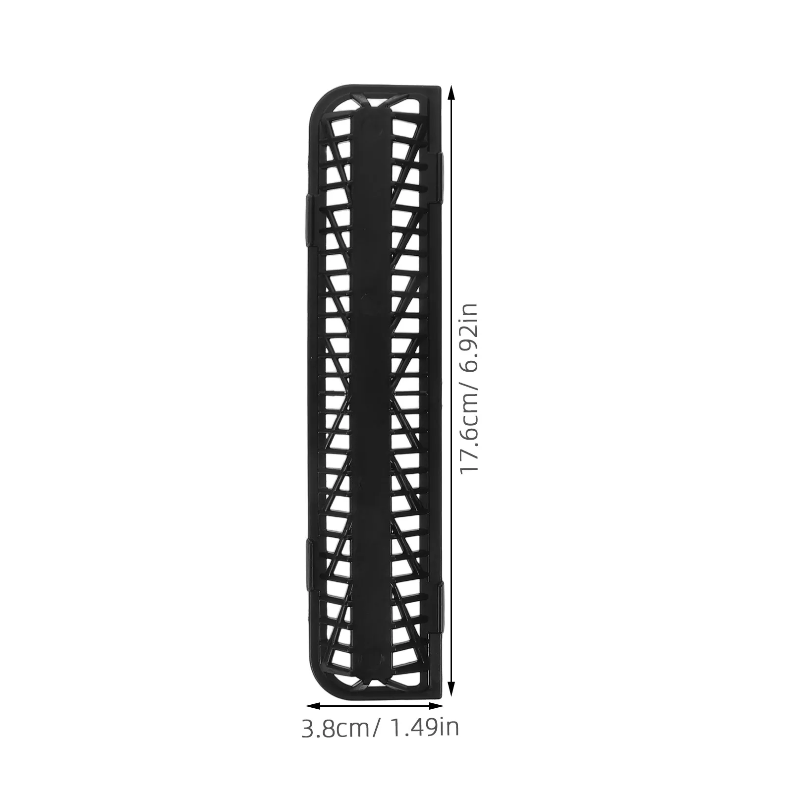 3 Pcs Car Rear Vent Grille Cover Center Tunnel AC Air Intake Inlet Debris/dust Shield Automobile Accessories