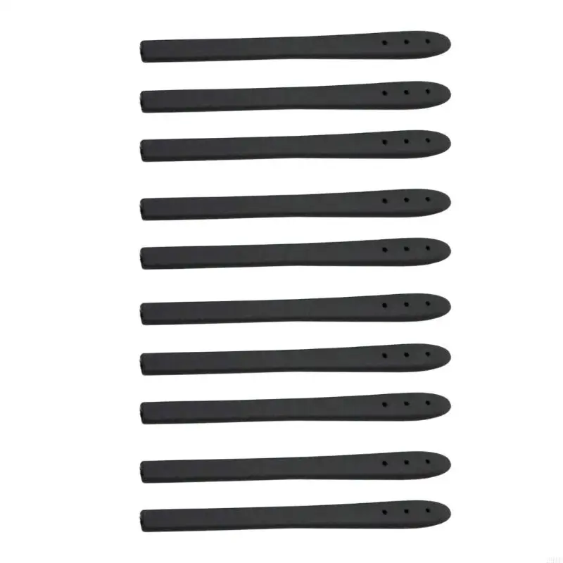 2025 واقيات ذراع النظارات المميزة الجديدة 5 أزواج من أغطية السيليكون باللون الأسود والأبيض خيارات سهلة التركيب #5