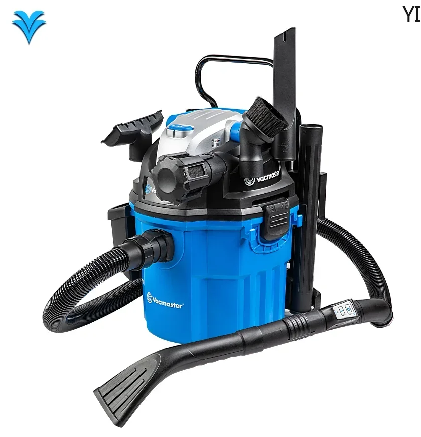 Vacmaster Hot Home Use Wet/dry 18L Wall-Mountable Remote Control Vac With Vacuum Cleaner, VWM1518R