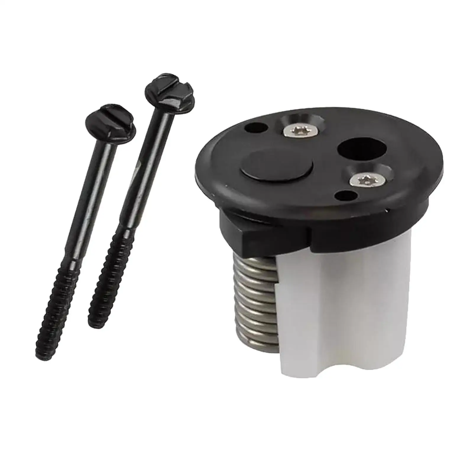 

Plastic Toilet Spring Cartridge Replacement Kit with Screws for RV Attachments 385310683 Easy Maintenance