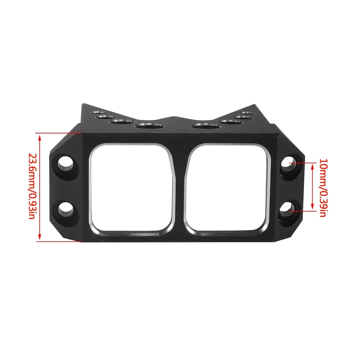 CNC Alumínio Direcção Servo Guarda, armadura SOA Capa para 1:10 Cheater Rigs, RC Crawler, gaiola de rolo, Capra RR10, Wraith Rock Bouncer, DIY