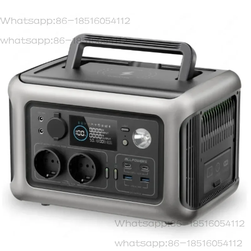 

R600 Portable Power Bank with 299 Watt Hour Battery (with 600 Watt AC Output),suitable for Outdoor Camping,RV,and Home Scenarios