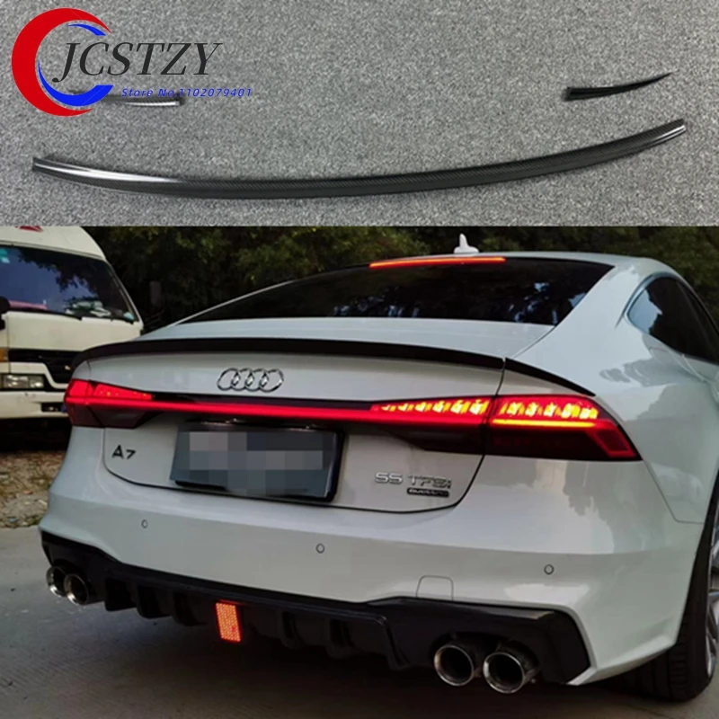 

Автомобильный спойлер для заднего крыла из углеродного волокна для AUDI A7 S7 RS7 C8