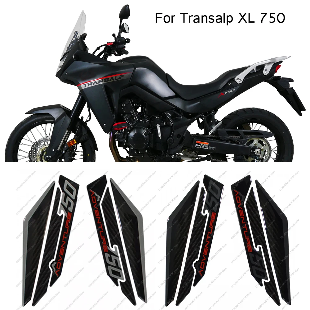 

Motorcycle Fender Protection Mudguard Sticker 3D Epoxy Resin Protection Sticker Decals Body Sticker For Transalp XL 750