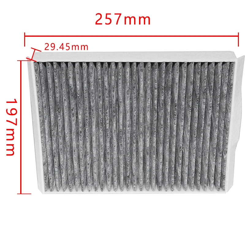 Car Cabin Air Filter For Ford Mustang Convertible / Coupe 2.3 EcoBoost 5.0 V8 2015- 903261528 FR3Z-19N619-A FR3Z19N619A 224039