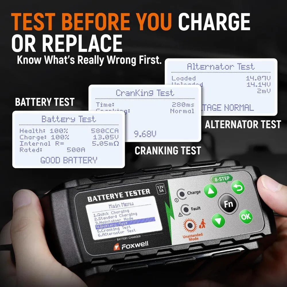 12V Car Battery Charger & Test - Health & Wellness U Of T recensie en prijs