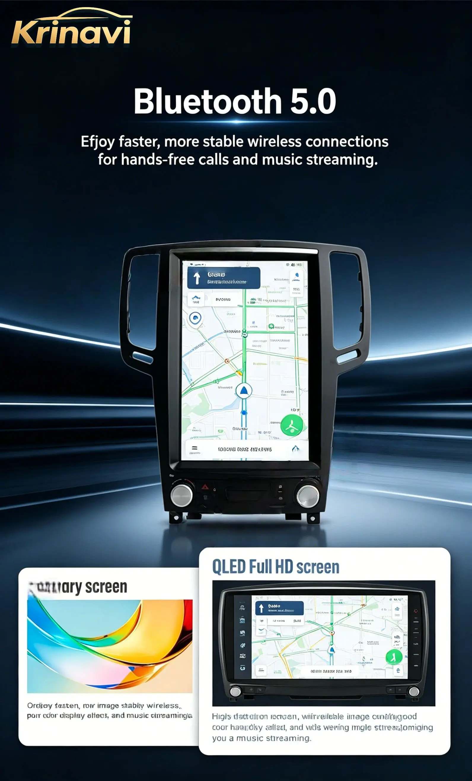 For Infiniti G25 G35 G37 2010-2013 Carplay Car Radio Android14 Touch Screen Multimedia Player Navigation 4G WIFI Headunit
