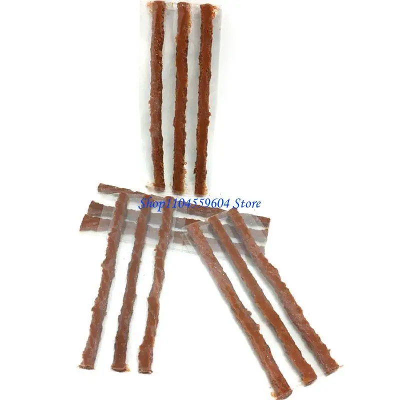 

12QM 10x Tubeless Tire Tyre Puncture Plug Repair Tool Rubber Strip for Car Motorbike