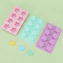 Stars Silicone Mould Diy Craft Soap Mould Mousse Cake Ice Mold Cake Decorating Tools Baking Accessories