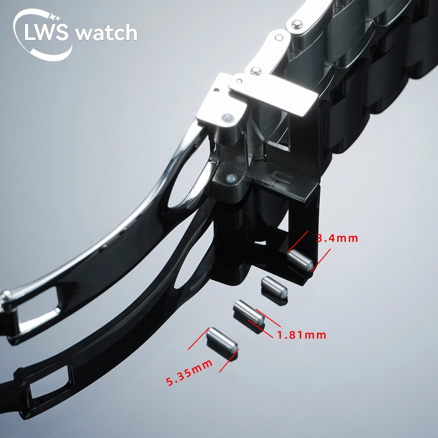 For Tudor Watch Folding Clasp Modification Kit: 5.35mm x 1.81mm Ceramic Beads and Tool for Installing/Removing Ceramic Beads