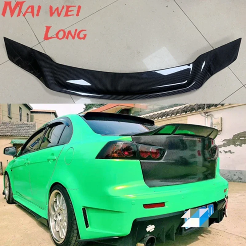ABS Material Car Rear Wing Primer Color Rear Spoiler For Mitsubishi LANCER EVO Spoiler 2010-2014