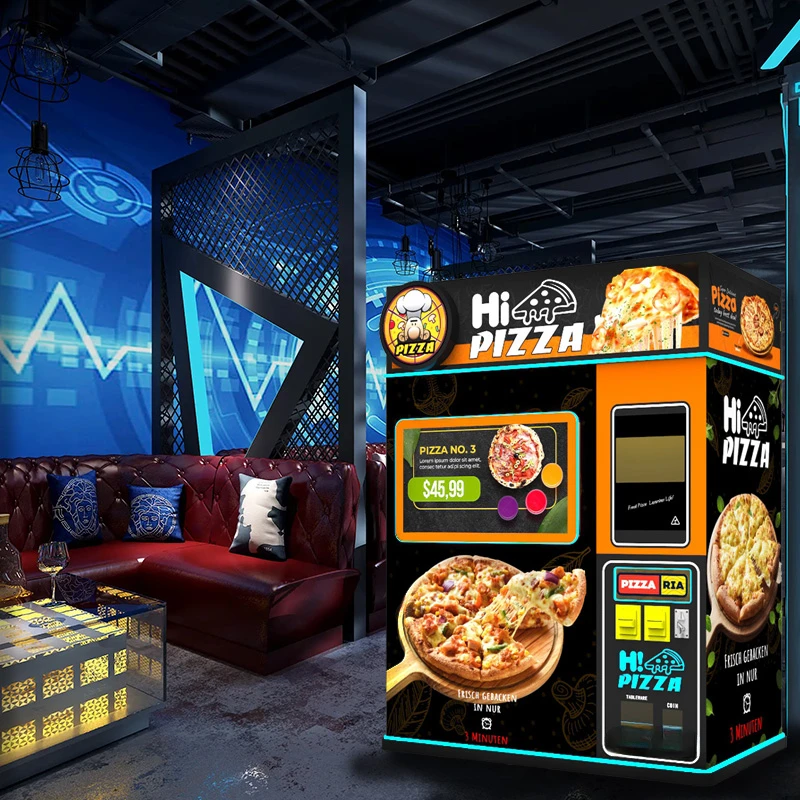 YG Automatic Pizza All in One Machine Pizza Silf Servesing Vend Machine Ingredients Outdoor Pizza Machine