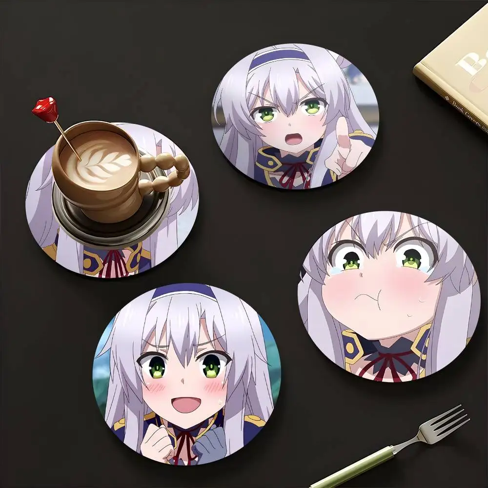 1pc Sistine Fibel Anime Characters Wooden Coaster Colour Printing Cup Mat Home Desk Decoration Gifts