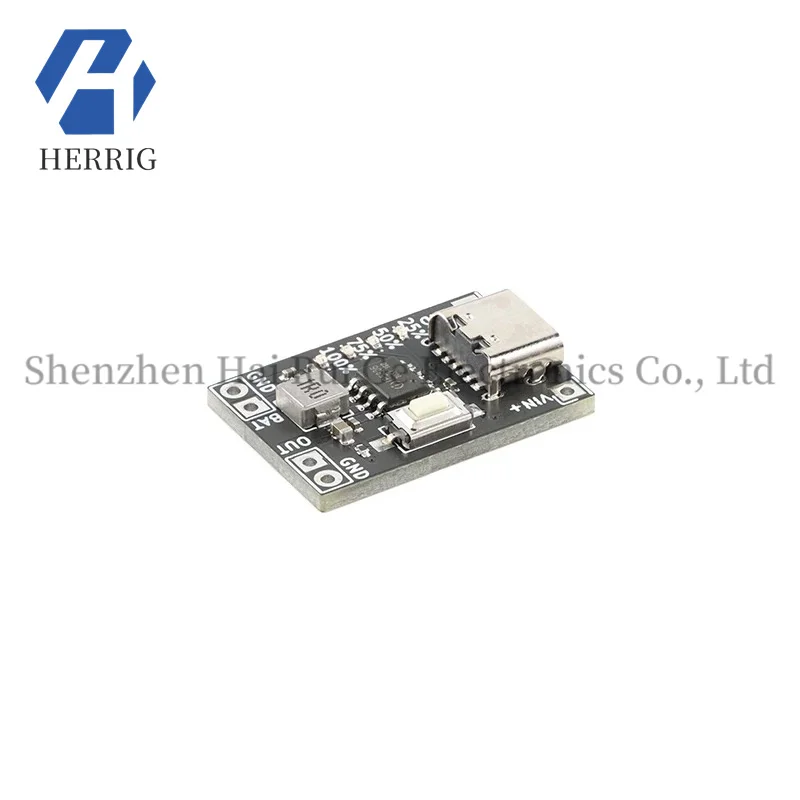 

5V/2A lithium battery boost charge and discharge module, current overvoltage short circuit protection function, Type-C interface