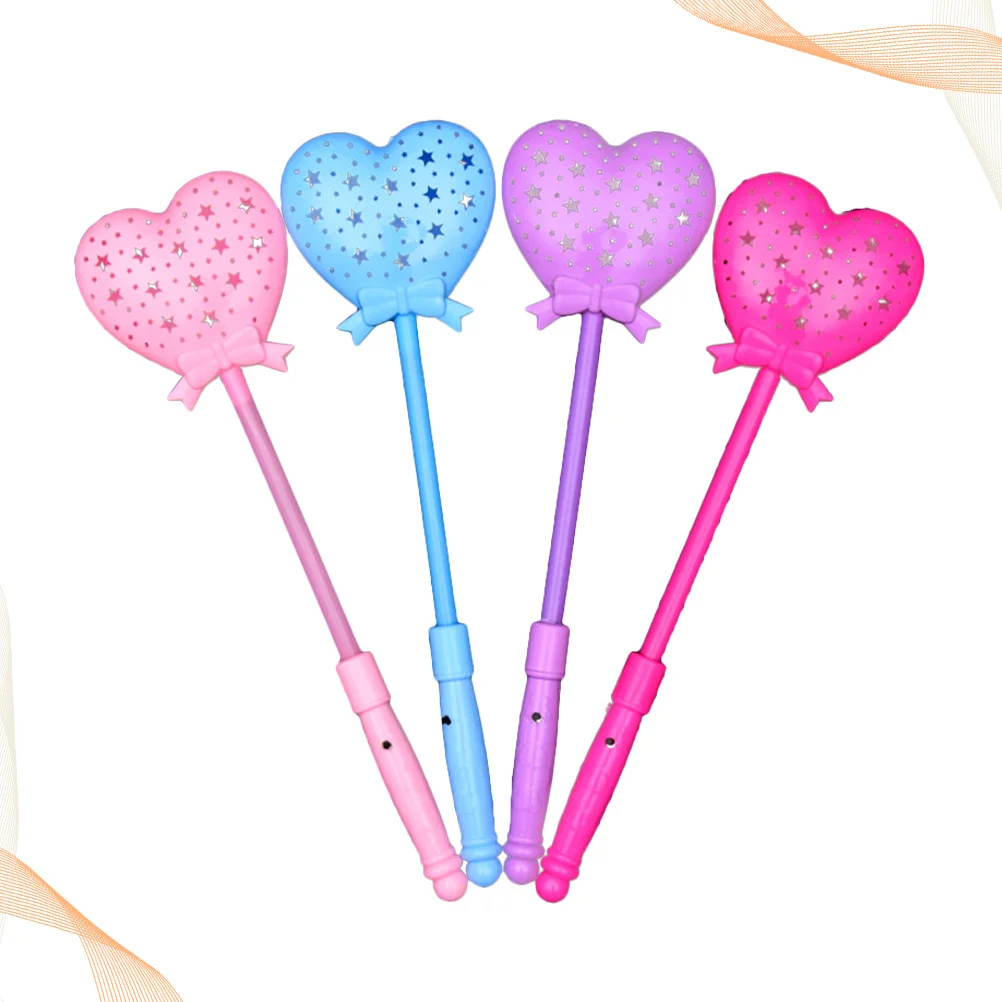 

5Pcs Love Heart Glow Sticks Eco-Friendly Portable Party Light Sticks for Concert Festival Birthday Christmas New Year