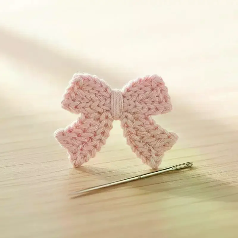 10 Embroidered Bow Ties DIY Sewing Patch Applique Set Decorative Accessories for Scrapbook Bag Clothing
