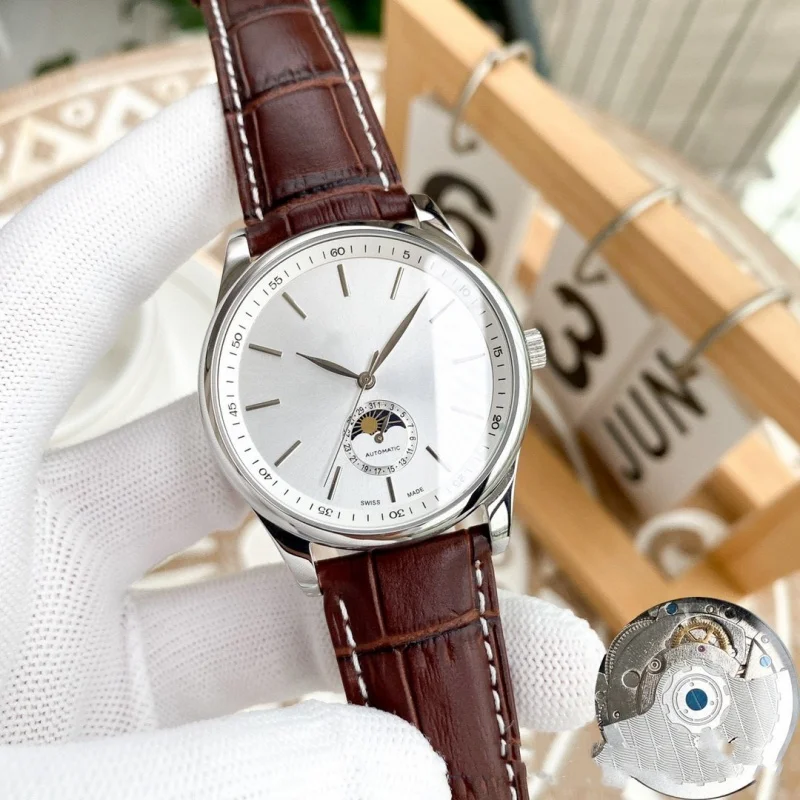 Station WestXZFactory Daifa Langjia the Longines Master Collection Moon Phase Master Mechanical Watch Business Men Temperament B