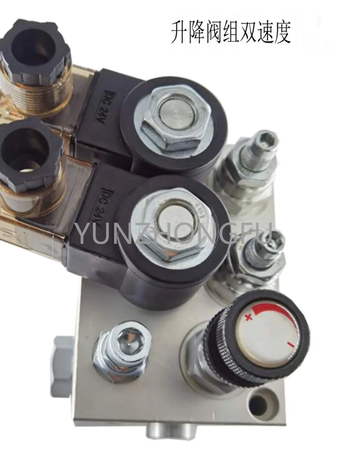 

Valve Dual Speed Drop Valve Set Manual Adjustable Pressure Relief Freight Ladder Hydraulic Station Dual Voltage Can Be Equipped