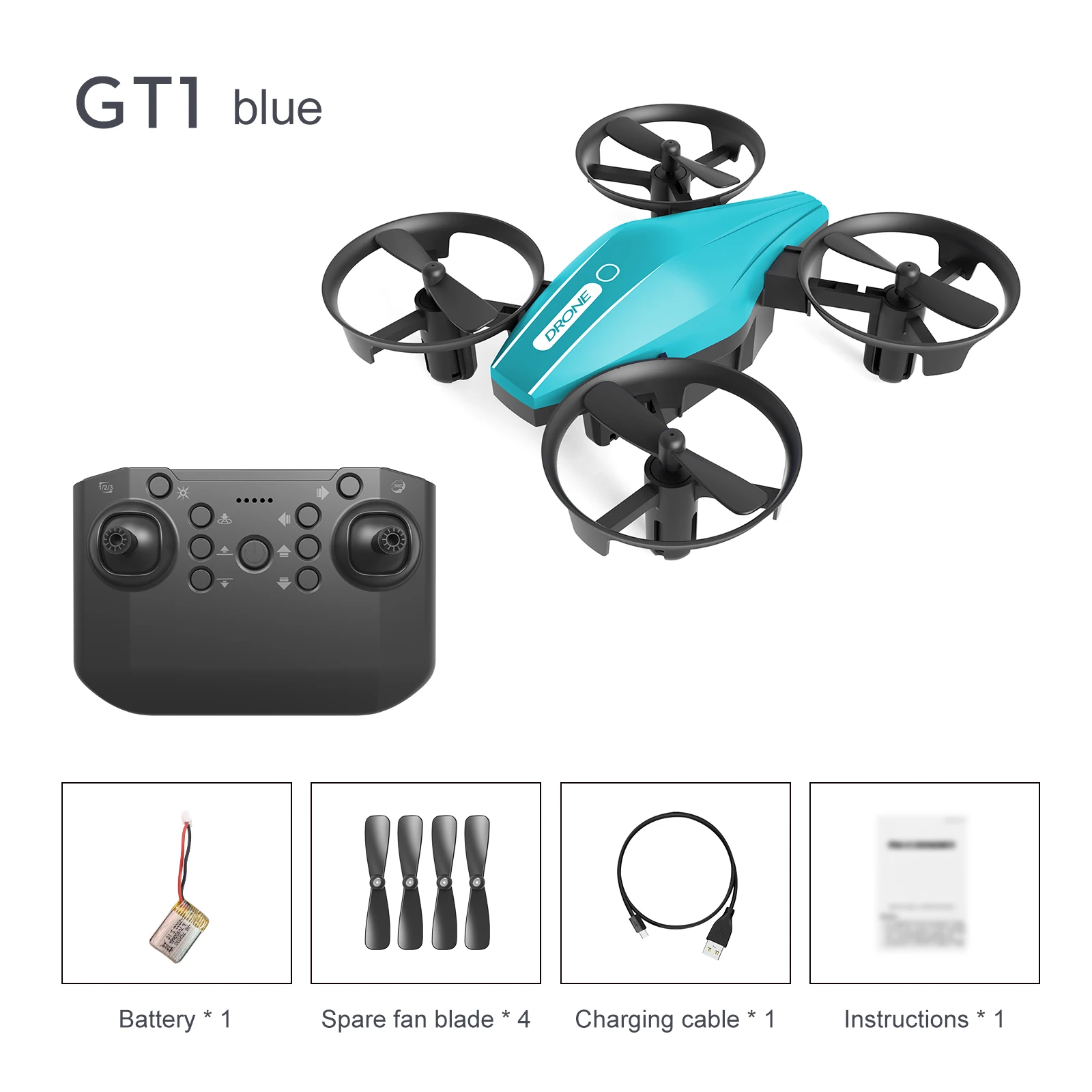 Mini 2.4g Remote Control Drone 4-channel 6-axis Quadcopter Remote Control Aircraft Toy For Boys Gifts