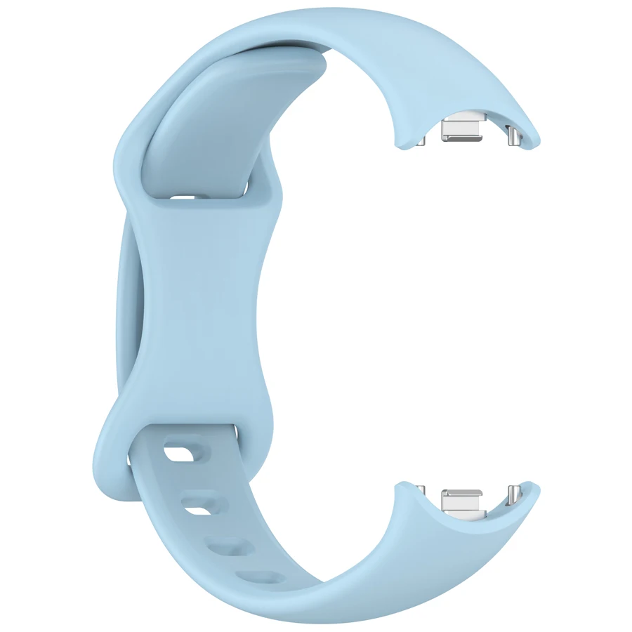 Siliconen band voor Xiaomi Mi Band 10 9 8 Band Sportarmband Pulseira Correas Xiaomi Smart Band 10 9 8 Band Metalen connector