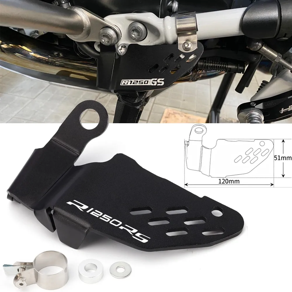 

CNC Aluminum Motorcycle Sidestand Side Stand Switch Protector Guard Cover For BMW R1250RS R 1250 RS -2023 2024 2025 Accessories