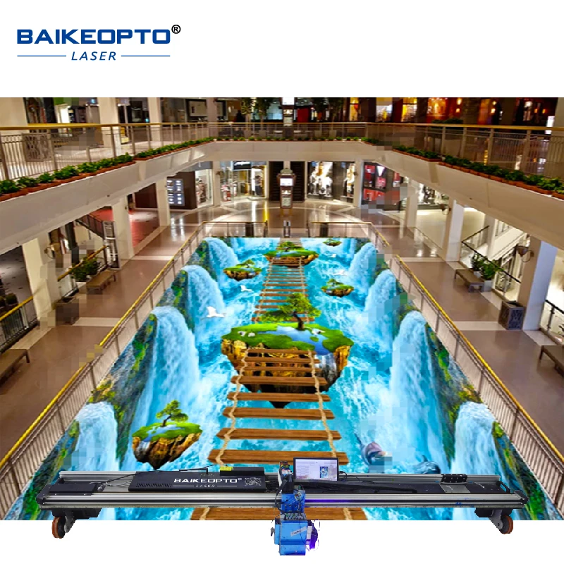 Automatic Vertical Wall Printing Machine Printhead Wall Printer High Definition Display Long Term Preservation of Images