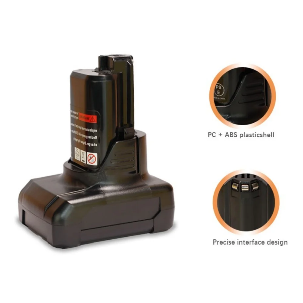 Batteria di ricambio 12V li-ion 6000mAh BAT420 per Bosch BAT420 BAT411 BAT412 BAT413 BAT414 batteria 10.8V utensili elettrici a batteria