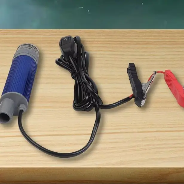 Portable 12V 24V Submersible Diesel Water Transfer 38mm Stainless Steel For Camping Fishing Boat Tank Irrigation Tool