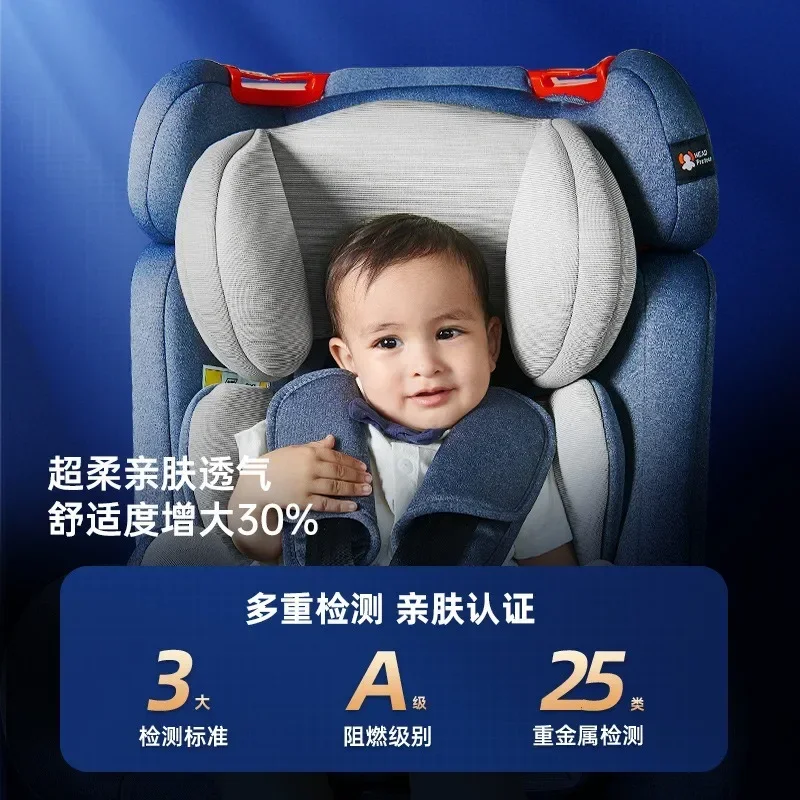 Car Child Safety Seat, instalação bidirecional do bebê, pode sentar-se