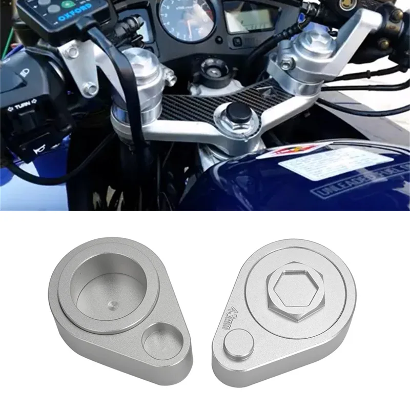 

2PC 43mm diameter Motorcycle forks Bike Handlebar Risers For Honda VFR 800 VTEC Handle Bar Risers VFR800