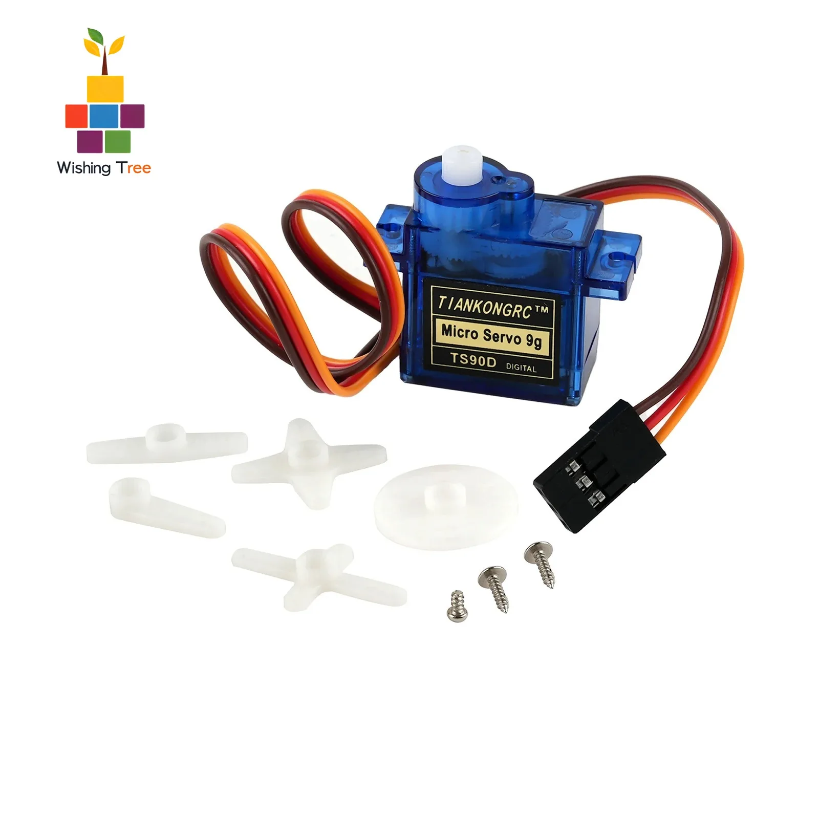ไมโครเซอร์โวดิจิตอล TS90D 9g 180/270 องศา °   มุมที่ควบคุมได้ 360 องศา °   การหมุนสำหรับเครื่องบินเฮลิคอปเตอร์บังคับวิทยุ