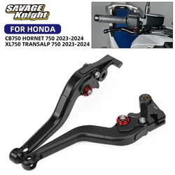 2024 Black Motorcycle Foldable Brake Clutch Lever For Honda CB750 XL750 Transalp Hornet 750 CB XL 750 2023-2025 Handle Levers