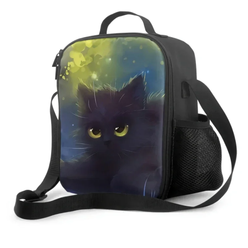 

In The Galaxy Nebula Sky Thermal Lunch Bags for Boys Girls Washable Insulated Tote Lunch Container for School Travel