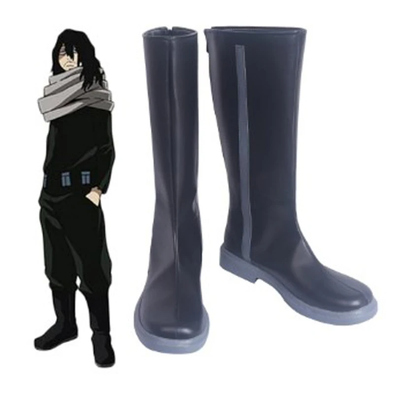 Anime Academ Aizawa Shouta Shoes Cosplay Costumes Eraser Head Glasses Props Cosplay Clothes Men Cartoon Outfit Wigs