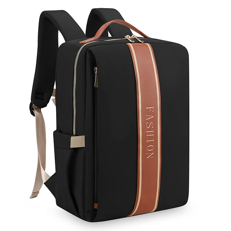 Laptop bag Simple multi-compartment practical student schoolbag backpack Large capacity commuting