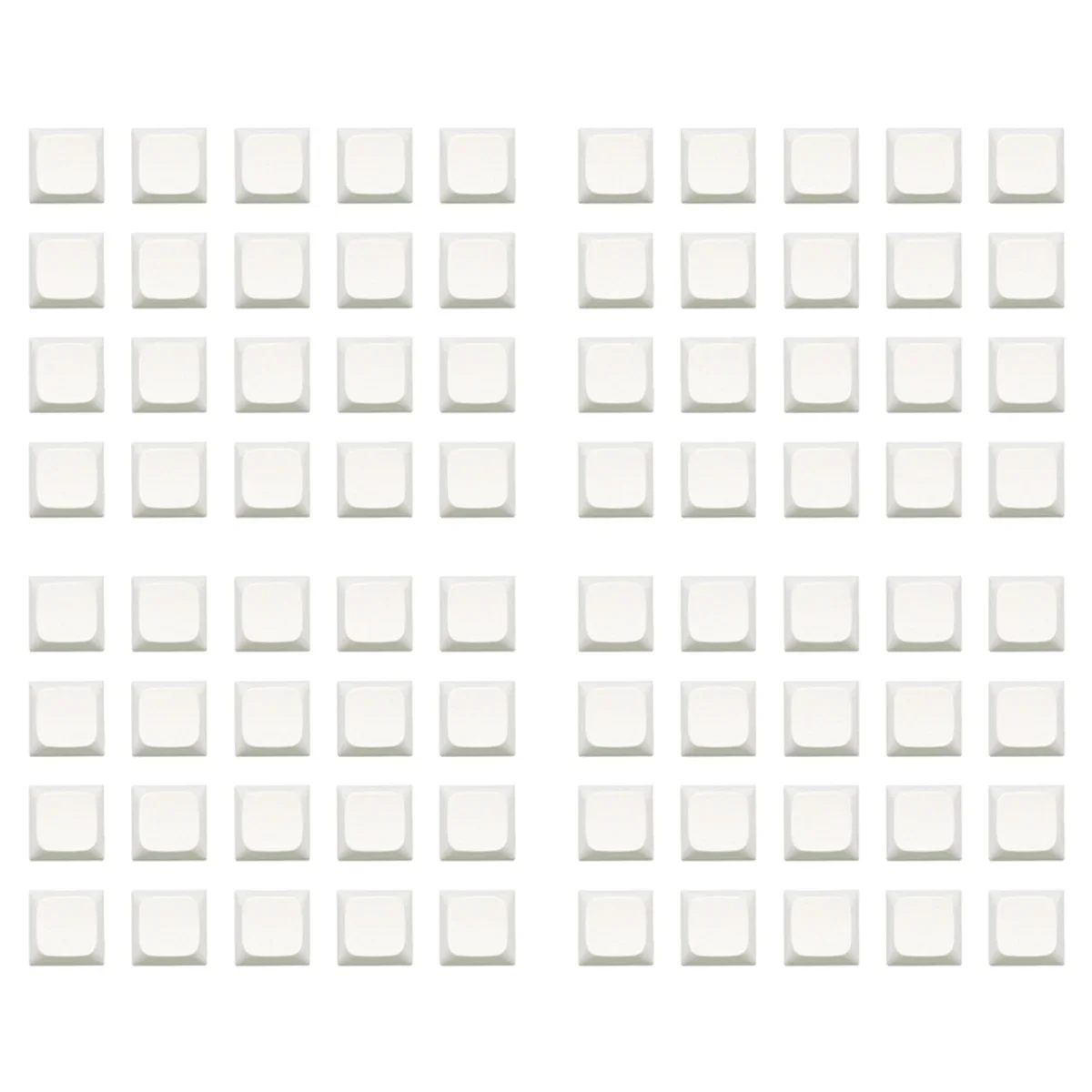 80 Key XDA Profile PBT Keycaps Mechanical Keyboard 1U 1X Ball Print Blank Customized Keycaps Mx Switches XDA Height,A