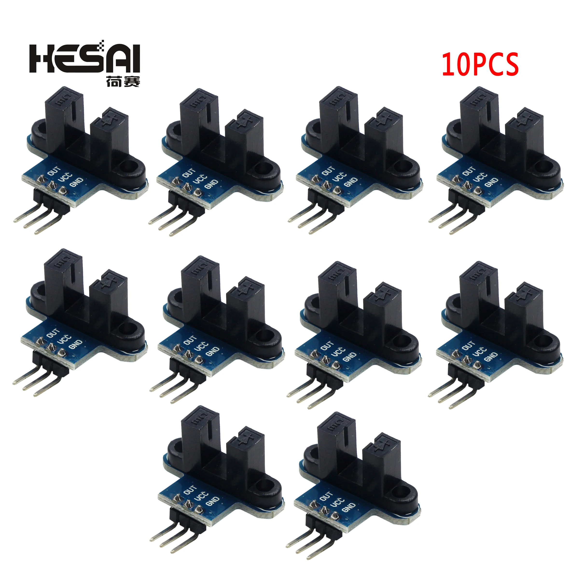 1/3/5/10PCS Motor Test IR Infrared Slotted Optical Speed Measuring Sensor Detection Optocoupler Module