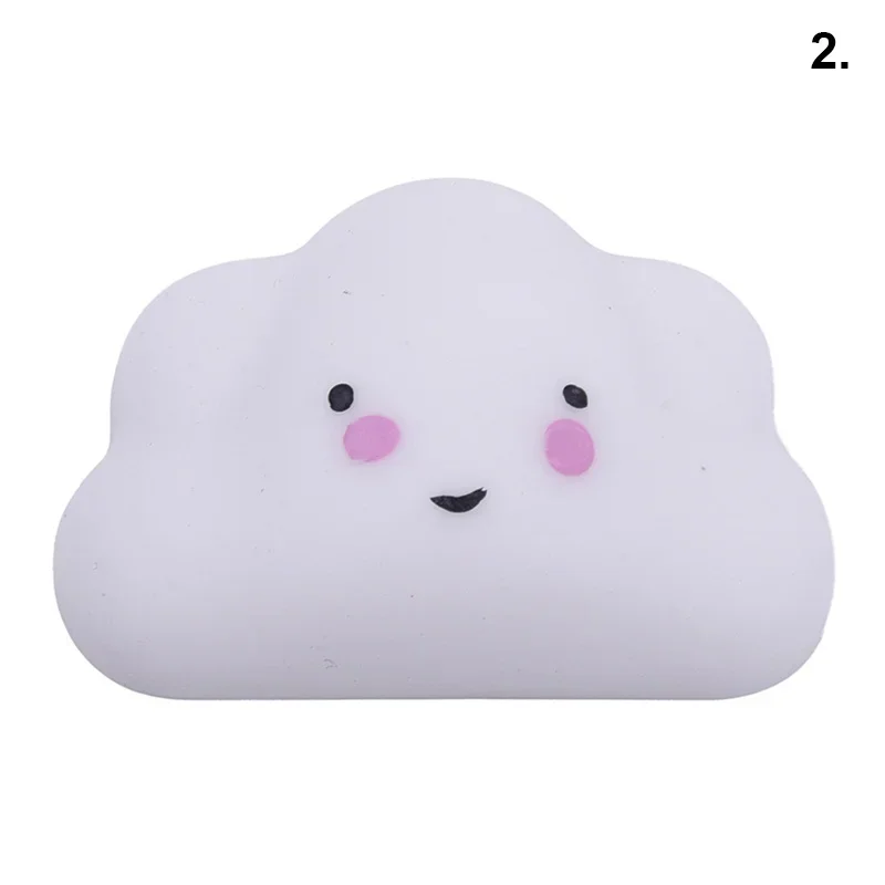 Super Cute White Squishy Seal Squishies Cat\'s Paw Funny Simulation Toys Gift Home Decoration Fairy Garden Soft Pinching Toying