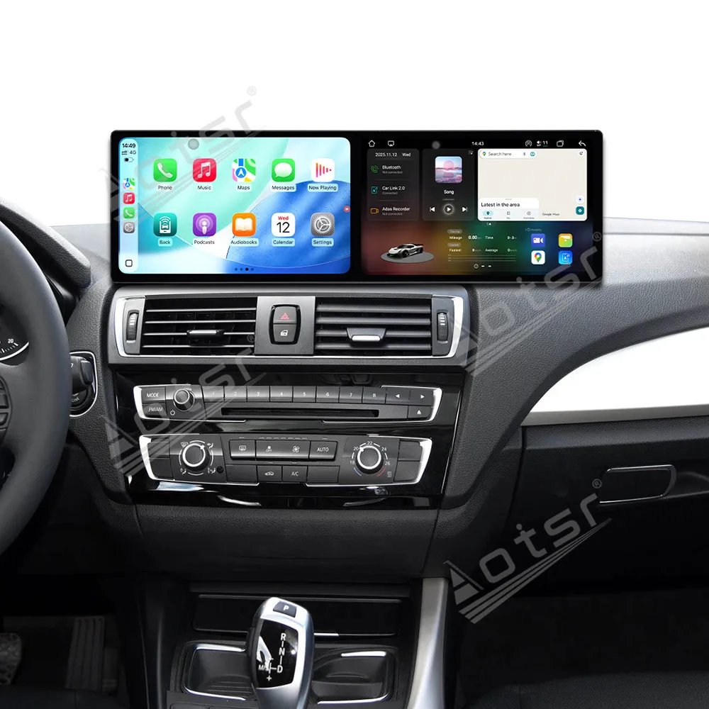 

Dual 9.1 Inch Android15 Carplay Inch Touch Screen For BMW 1 Series 2014-2016 NBT Multimedia Player Car GPS Navigation Head Unit