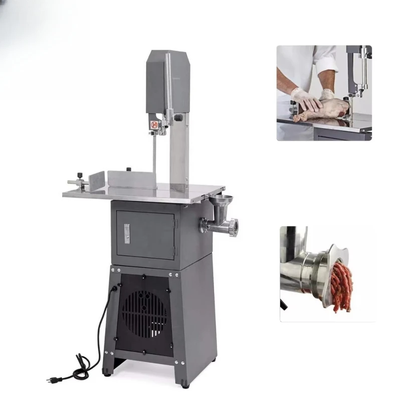 

Stainless steel commercial bone saw with meat grinder frozen meat cutter