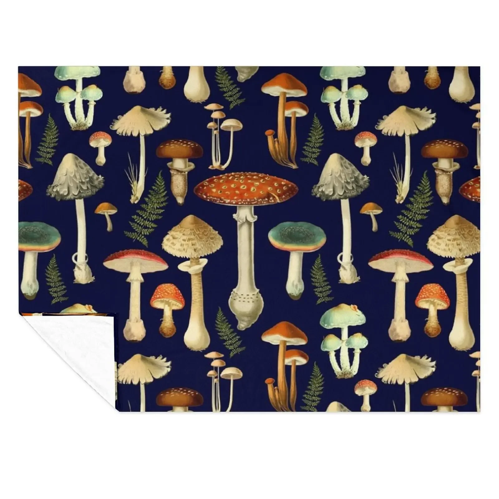 

Toadstools Throw Blanket Furry for babies Designers Heavy Blankets