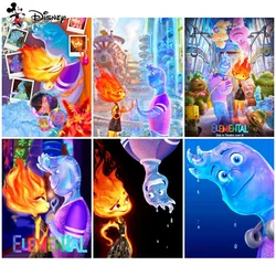 Elemental Disney 5D Diamond Painting Full Round Embroidery Cartoon Ember Wade Craft Kit Handmade Gift Wall Decoration