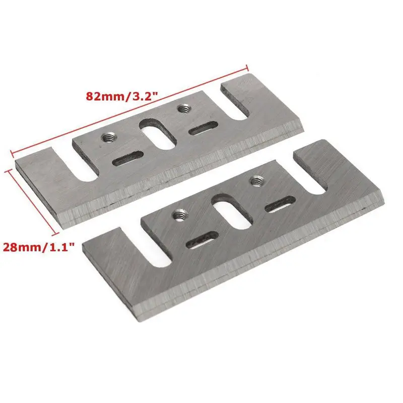 Lâminas Plaina Elétrica para Carpintaria, Faca Plaina, Acessórios para Ferramentas Elétricas, F1900B, F20A, 80x29x3mm, 2 peças