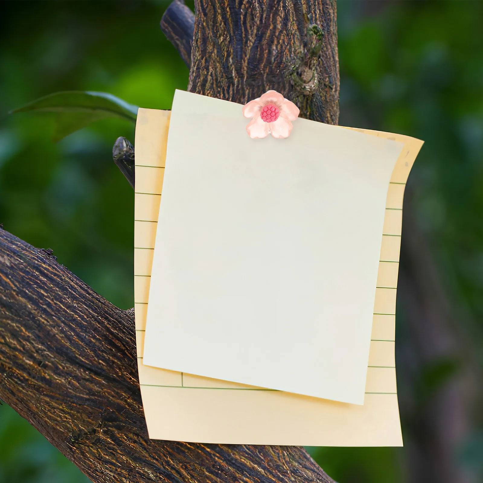 40 قطعة زهرة الراتنج دفع دبابيس ثلاثية الأبعاد تصميم الأزهار الإبهام المسامير للوحة الإعلانات صور جدار ديكور الرسم دبابيس مجموعة لمكتب المنزل #1