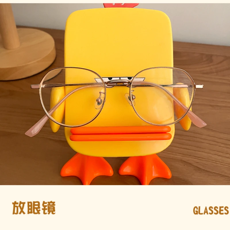 Yellow Duck Mobile Phone Holder Cartoon Stand Desktop Mobile Phone Charging Cute Support Stand Universal Creative Office Gift