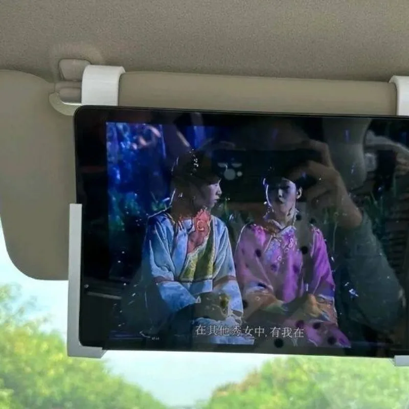 For Car Tablet Bracket Front and Co-pilot Special Plastic Buckle Car Visor Computer Bracket IPad Holder Interior Accessories